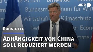 Deutschland, Italien und Frankreich wollen Rohstoffabhängigkeit von China reduzieren | AFP