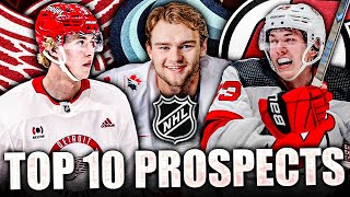 THE TOP 10 NHL PROSPECTS 2023 EDITION (Re: The Hockey News) Red Wings, Kraken, Kings, Wild, Devils