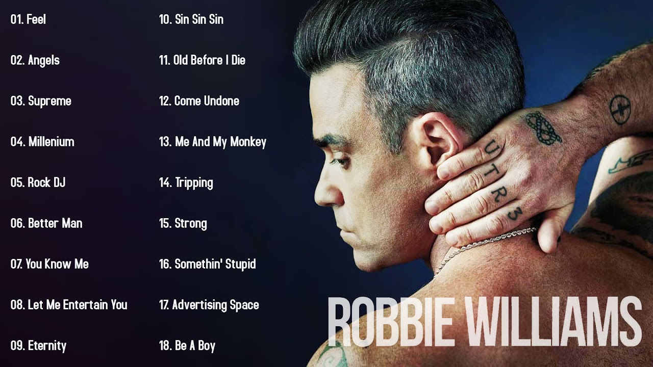 Robbie Williams Greatest Hits NonStop Playlist - Robbie Williams Best ...