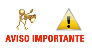 #ATENÇÃO AVISO!