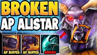 One Hit Away From A PENTA!? This BUFFED  AP Alistar Is THE MOST FUN Build Ever!