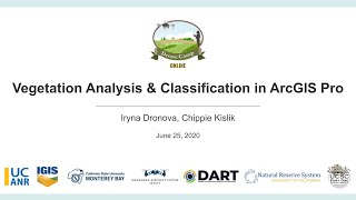 DroneCamp 2020: Vegetation Analysis & Classification in ArcGIS Pro