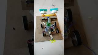 Floor cleaning remote control robot project