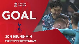GOAL | Son Heung-Min | Preston 0-2 Tottenham Hotspur | Emirates FA Cup 2022-23