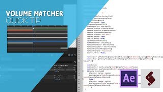 ExtendScript QuickTip - Volume Matcher