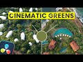 How To Colour Grade Cinematic Greens // DaVinci Resolve 18