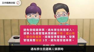 111年地方公職人員選舉及憲法修正案公民複決投開票所作業程序動畫教材【工作人員篇】_台語