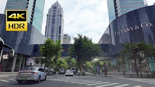 【4K HDR】【08Jul2024】Shanghai Drive Downtown. Middle Huaihai Rd, South Xizang Rd, West Gaoke Rd.