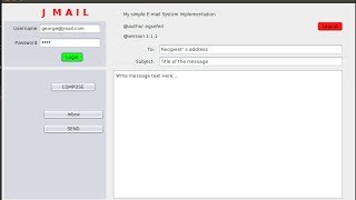 Prog. Project - Simple e-mail System (Java)