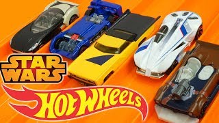 Star Wars Hot Wheels Cars SOLO Speedway Who is the Fastest in the Galaxy?