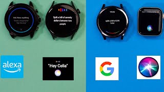 The Ultimate Smartwatch Voice Assistant Battle! Alexa x Siri x Google x Celia