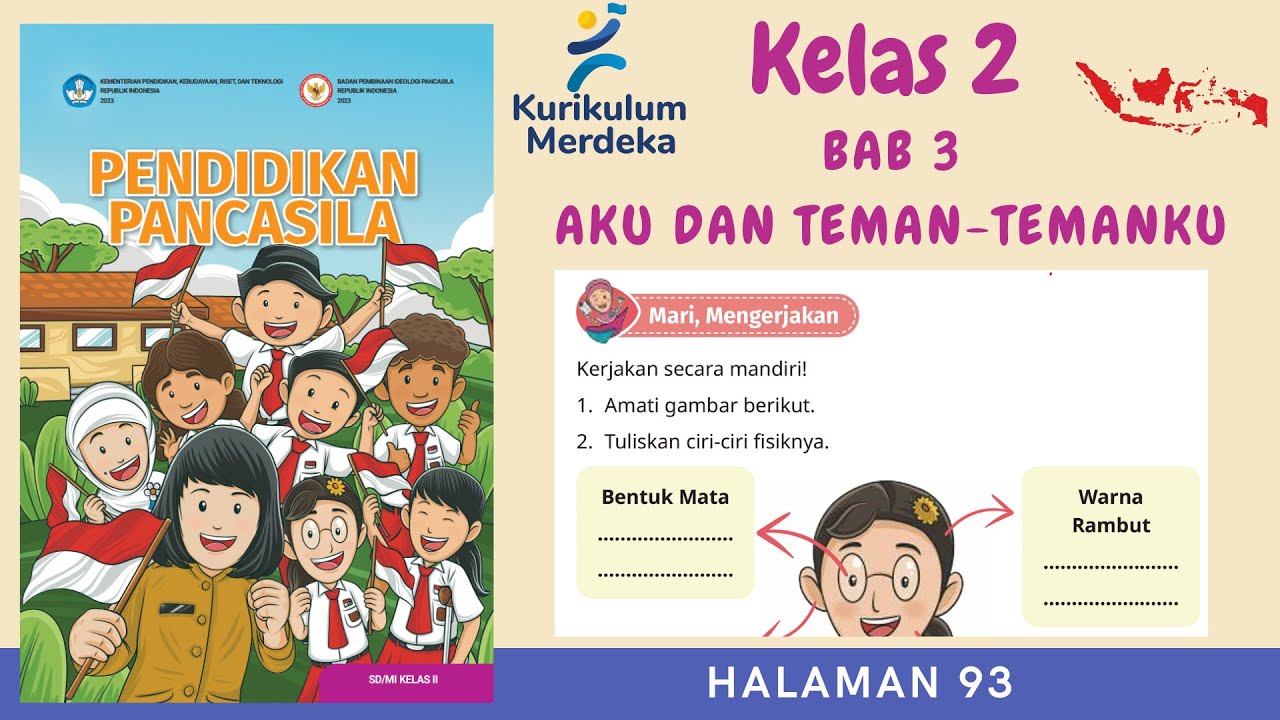 Kurikulum Merdeka Kelas 2 Pendidikan Pancasila Bab 3 Halaman 93