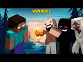 Herobrine vs all mobs in Minecraft - Epic Showdown 😤