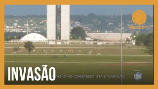 Manifestantes invadem Congresso,  Palácio do Planalto e STF