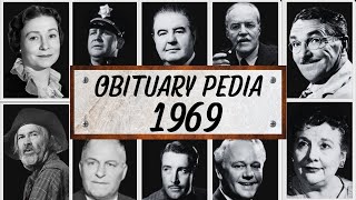 Famous Celebrities and People We've Lost in 1969 - Obituary in 1969