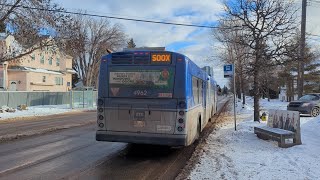 ETS Bus 2019/20 New Flyer XD60 #4962 On 500X Meadows Express