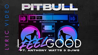 Pitbull Ft. Anthony Watts \u0026 DJWS - I Feel Good (Lyric Video)