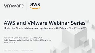 Deploy Oracle Workloads On VMware Cloud On AWS