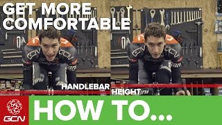 How To Make Your Road Bike More Comfortable
