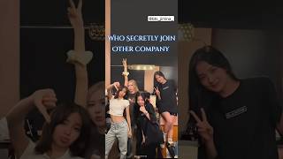 who Secretly Join other company (for fun) 😉 blackpink Lisa jisoo Rose Jennie #kpop #virqlshorts