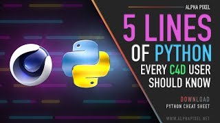 5 Lines of Code Every C4D Artist Should Know
