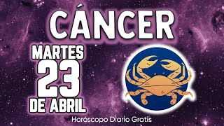 🙏🏻𝐃𝐈𝐎𝐒❗️ 𝐔𝐍 𝐌𝐈𝐋𝐀𝐆𝐑𝐎 𝐄𝐍 𝐓𝐔 𝐂𝐀𝐌𝐈𝐍𝐎👼😇 cáncer ♋ Horóscopo diario 23 DE ABRIL 2024🔮 #horoscopo de hoy