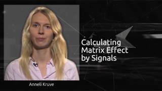 Calculating matrix effect based on signals