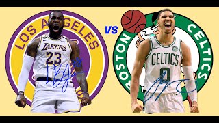 NBA 2K21 LEBRON JAMES LAKERS VS BOSTON CELTICS