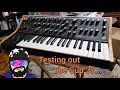 Cap tests out The Moog Sub 37