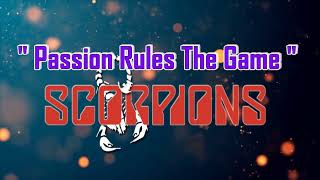 Passion Rules The Game -  Scorpions   (karaoke)