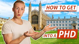 How to get into a PhD at Cambridge (or any top university)