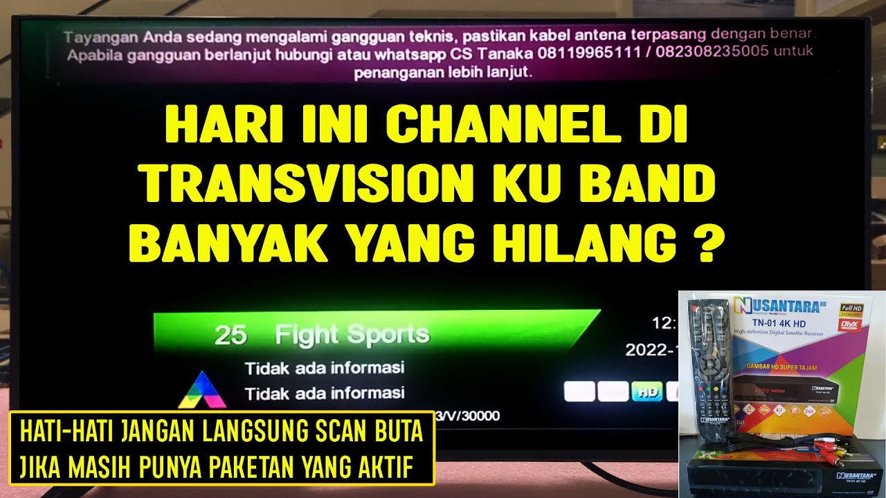 Update Siaran Transvision Ku Band Measat 3 B Parabola Mini. - YouTube