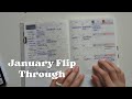 January flip through | Hobonichi cousin | minimal planner| minimalist planner | Nicole Makes Plans