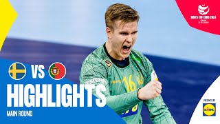 They take a huge step forward! 🫨 | Sweden vs. Portugal | Highlights | Men's EHF EURO 2024