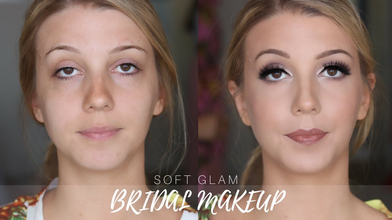 Soft Glam Bridal Makeup Tutorial On Client Ii Makeupxcait Youtube