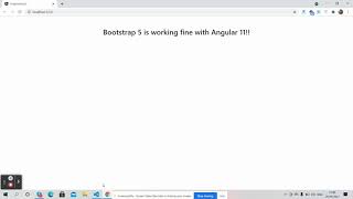 Add Bootstrap 5 in Angular 11 Application