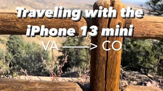 Traveling with the iPhone 13 mini | VA to CO | Can it last on 1 charge?