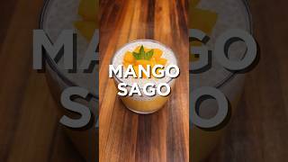 Mango sago: creamy, fruity, and the perfect tropical dessert treat! #food #cooking #recipe #shorts