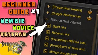 Dragon Nest SEA - PANDUAN UNTUK BEGINNER GUIDE LEVEL 99 NEWBIE, NOVICE, DAN VETERAN 2024 !!!! #1