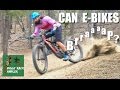 CAN E-BIKES BRAP? MTB test ride Specialized Levo and Trek Powerfly 8 E-bikes | Singletrack Sampler CAN E-BIKES BRAP? MTB test ride Specialized Levo and Trek Powerfly 8 E-bikes | Singletrack Sampler