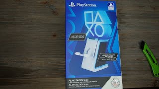 Cable Guys LED Ikons: Playstation Logo - Charging Phone \u0026 Controller Holder : UnBoxing