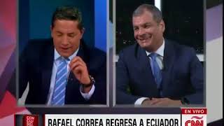 Dura discusión Fernando del Rincón vs Rafael Correa en Conclusiones