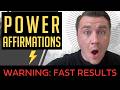 POWER AFFIRMATIONS (WARNING: Use ONLY For Good) Manifest FAST!