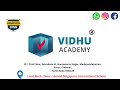 vidhu academy chennai study centre neet2025 jee viteee2024