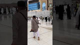 Suasana Pelataran Masjidil Haram Setelah diguyur hujan lebat #mekkah #madinah #umroh