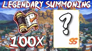 100x Legendary Scoll Opening In Chaos And Peace / Ninja Glory!!!! SS-Rank Ninjas!!!!