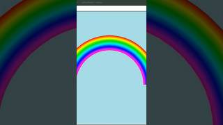 Draw Rainbow 🌈 Using Python Turtle | #shorts #shortvideo #short #python #pythonturtle
