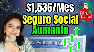 ✅ Histórico Aumento de $1,536 del Seguro Social para estas personas.