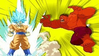 Goku VS Super Heroes