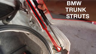 BMW E90 Boot / Trunk Shock replacement | 5 Minute DIY